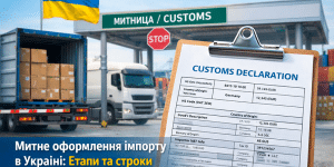 Митне оформлення імпорту в Україні: етапи, строки та порядок проходження