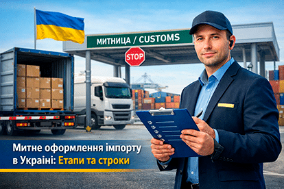 Митне оформлення імпорту в Україні: етапи, строки та порядок проходження