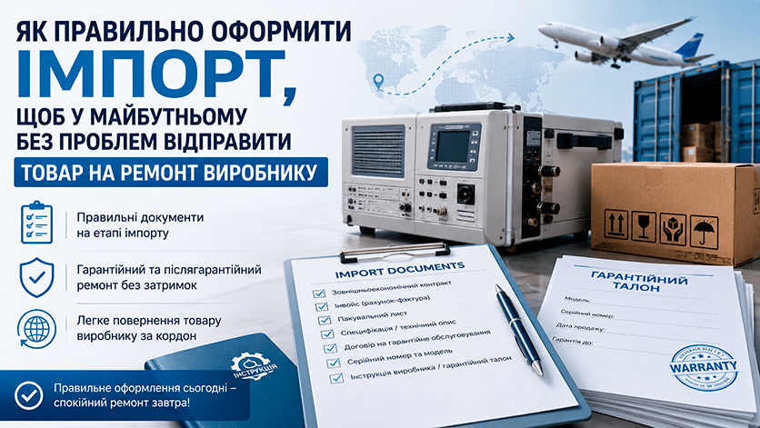 Як правильно оформити імпорт